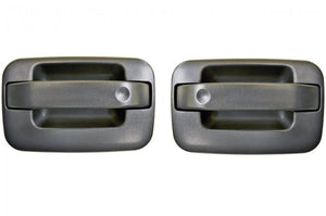 PT Auto Warehouse FO-3509A-RP - Exterior Outside Door Handle, Textured Black - Rear Left/Right Pair