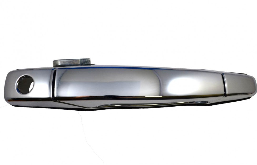 PT Auto Warehouse GM-3545M-FR - Outer Exterior Outside Door Handle, Chrome - with Keyhole, Passenger Side Front