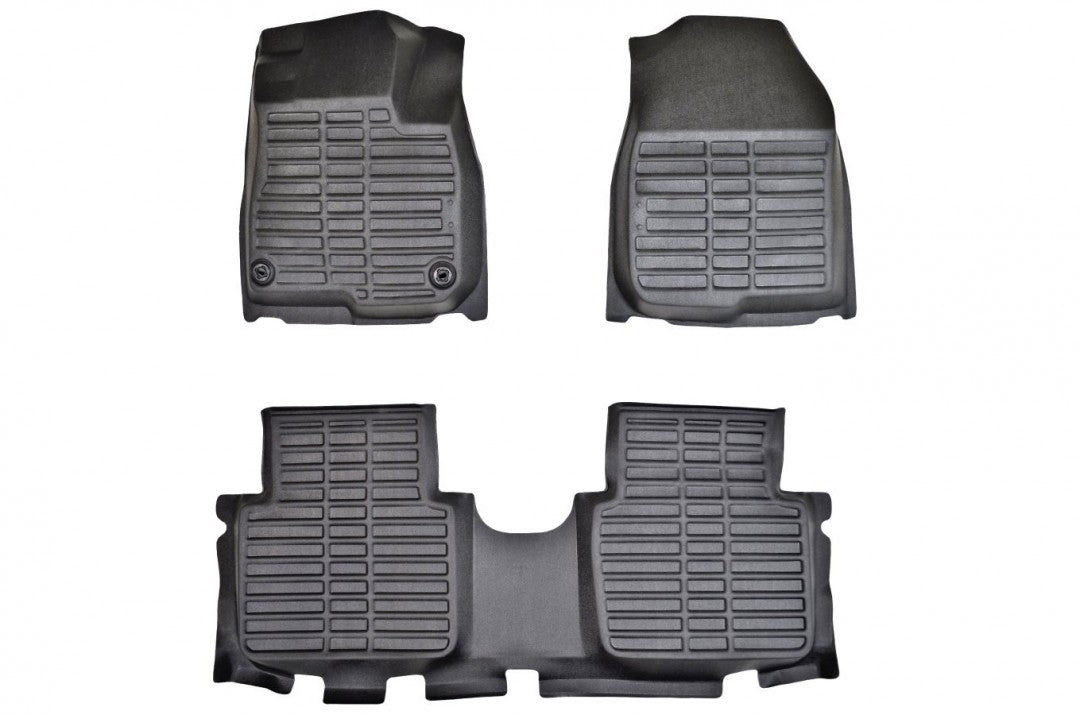 PT Auto Warehouse - 8822202-8822204 - First & Second Row Floor Liners - Black