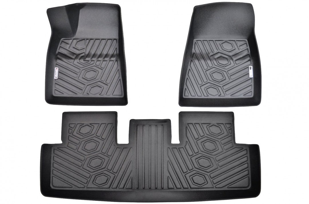 PT Auto Warehouse - 8824402-8824404 - First & Second Row Floor Liners - Black