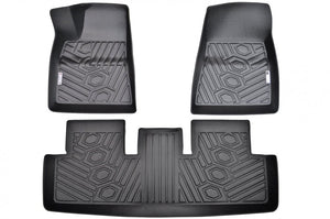 PT Auto Warehouse - 8824402-8824404 - First & Second Row Floor Liners - Black
