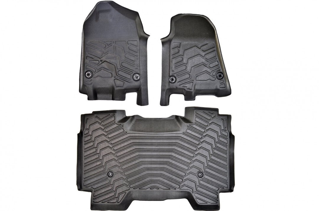PT Auto Warehouse - 8828562-8828564 - First & Second Row Floor Liners - Black