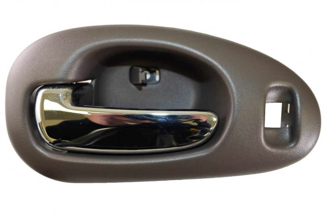 PT Auto Warehouse CH-2334ME-FL - Inner Interior Inside Door Handle, Beige Housing with Chrome Lever - Driver Side Front