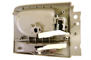 PT Auto Warehouse CH-2454G-DP - Inner Interior Inside Door Handle, Gray - Left/Right Pair