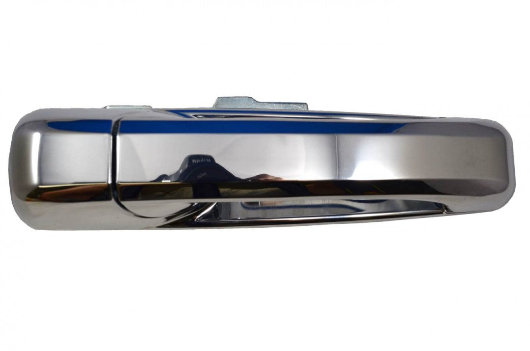 PT Auto Warehouse CH-3815M-FRK - Outer Exterior Outside Door Handle, Chrome - without Keyhole, Passenger Side Front
