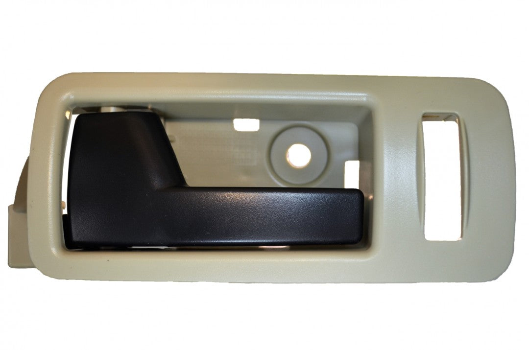 PT Auto Warehouse FO-2088AE-FL - Interior Inner Inside Door Handle, Beige (Stone) Housing with Black Lever - Driver Side Front