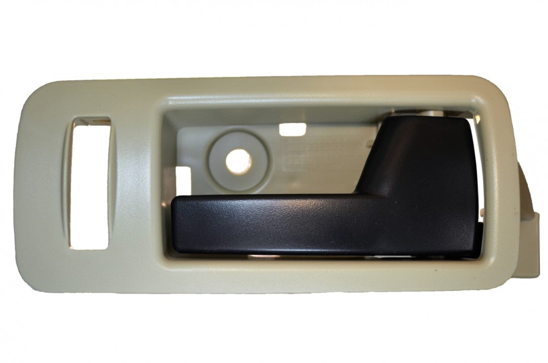 PT Auto Warehouse FO-2088AE-FR - Interior Inner Inside Door Handle, Beige (Stone) Housing with Black Lever - Passenger Side Front