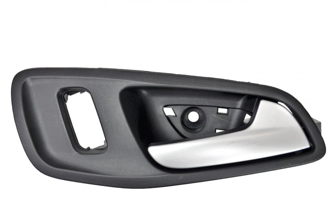 PT Auto Warehouse FO-2348RA-FR - Interior Inner Inside Door Handle, Silver Lever with Black Housing - Front Right Passenger Side