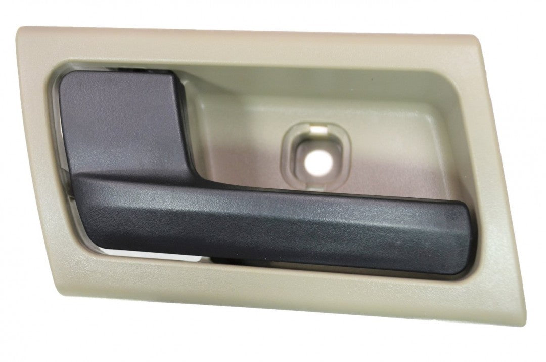 PT Auto Warehouse FO-2363AF-LH - Interior Inner Inside Door Handle, Stone Housing with Black Lever - Left Driver Side