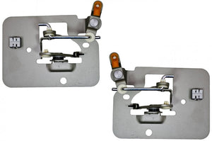 PT Auto Warehouse FO-2384-2DP - Interior Inner Inside Door Handle Base Only - Left/Right Pair
