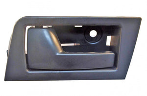 PT Auto Warehouse FO-2704A-RL - Inner Interior Inside Door Handle, Charcoal Housing with Black Lever - Driver Side Rear