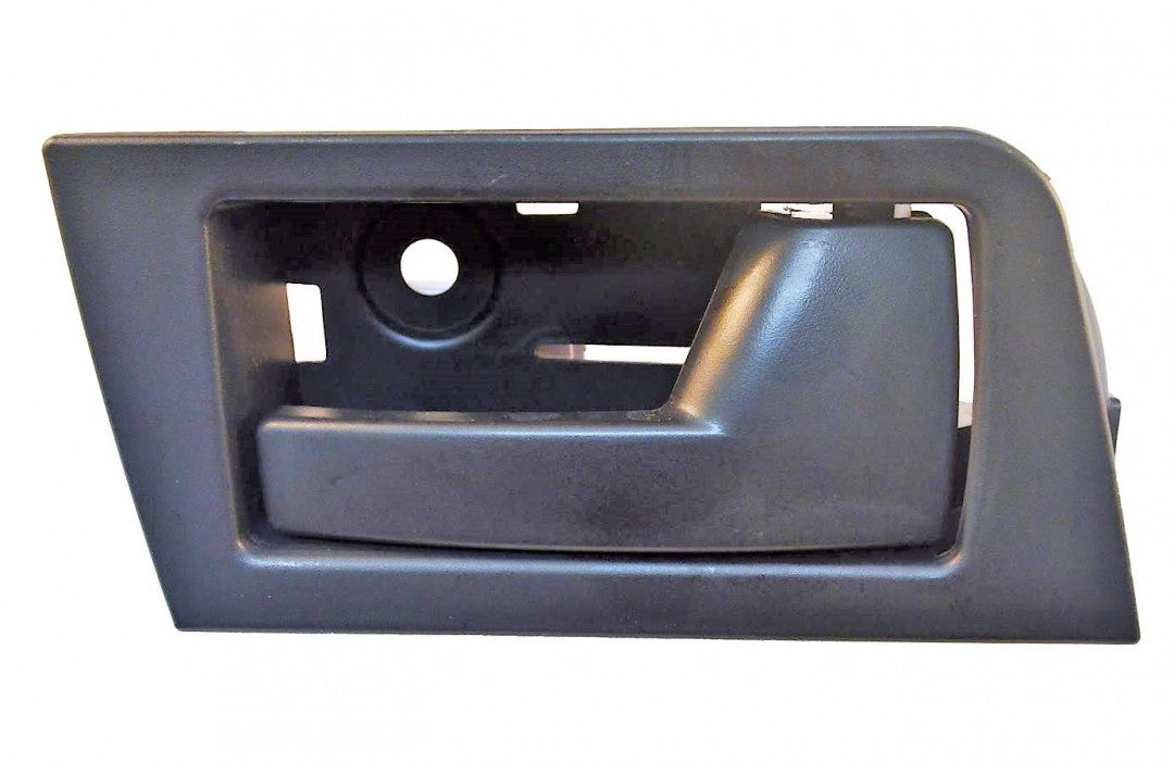 PT Auto Warehouse FO-2704A-RR - Inner Interior Inside Door Handle, Charcoal Housing with Black Lever - Passenger Side Rear