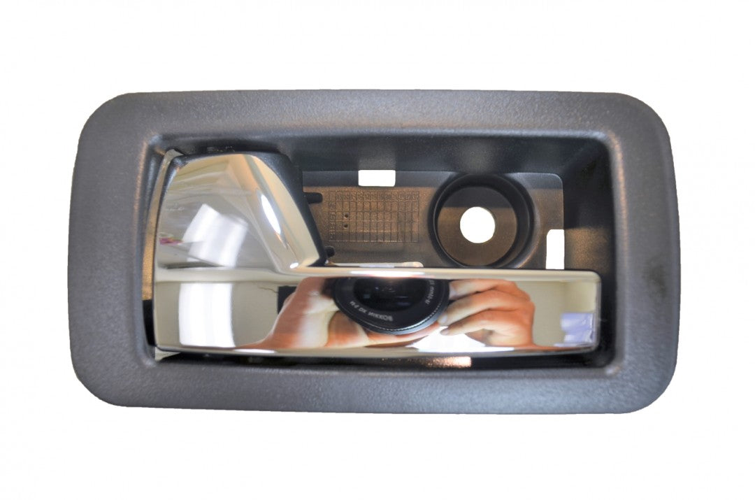 PT Auto Warehouse FO-2706MA-RL - Interior Inner Inside Door Handle, Black Housing with Chrome Lever - Driver Side Rear