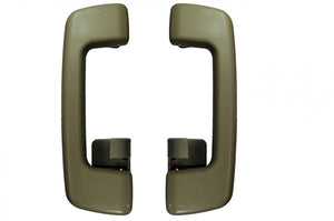 PT Auto Warehouse FO-2930G-RP - Interior Inner Inside Grab Handle (Roof), Gray (Black, Stone) - Rear Left/Right Pair