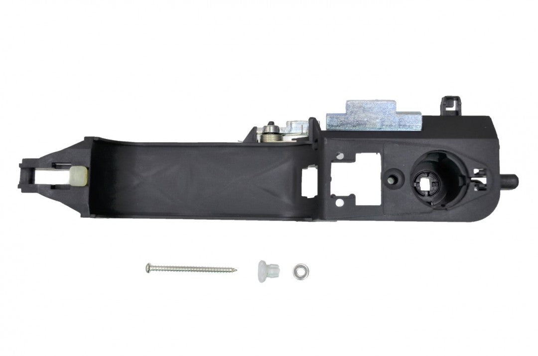 PT Auto Warehouse FO-3346S-2FL - Exterior Outer Outside Door Handle Bracket Only, Black - Front Left Driver Side