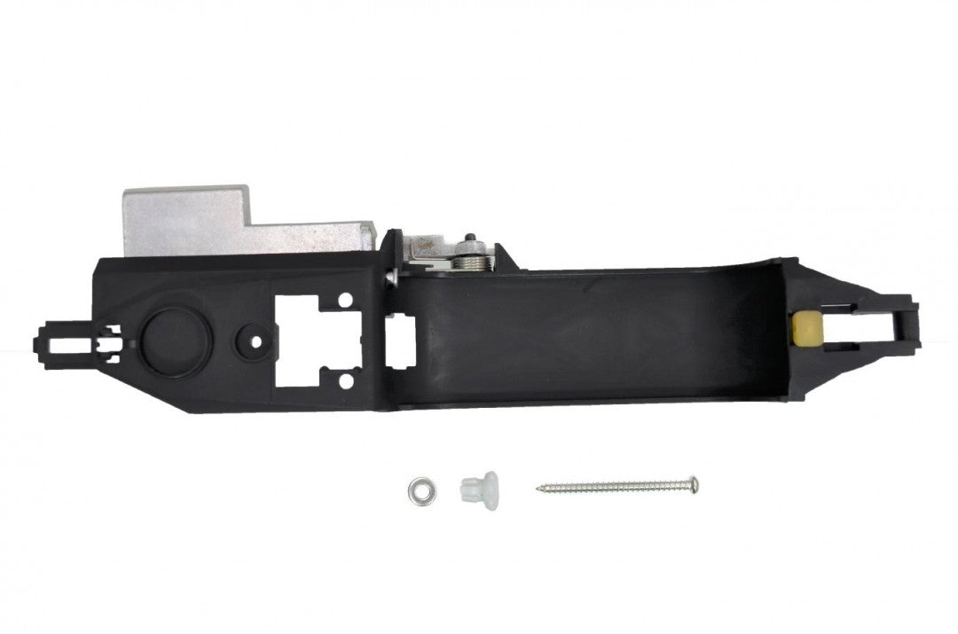 PT Auto Warehouse FO-3346S-2RR - Exterior Outer Outside Door Handle Bracket Only, Black - Rear Right Passenger Side