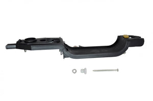 PT Auto Warehouse FO-3346S-2RR - Exterior Outer Outside Door Handle Bracket Only, Black - Rear Right Passenger Side