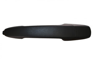 PT Auto Warehouse FO-3705A-RLK - Outer Exterior Outside Door Handle, Textured Black - Driver Side Rear