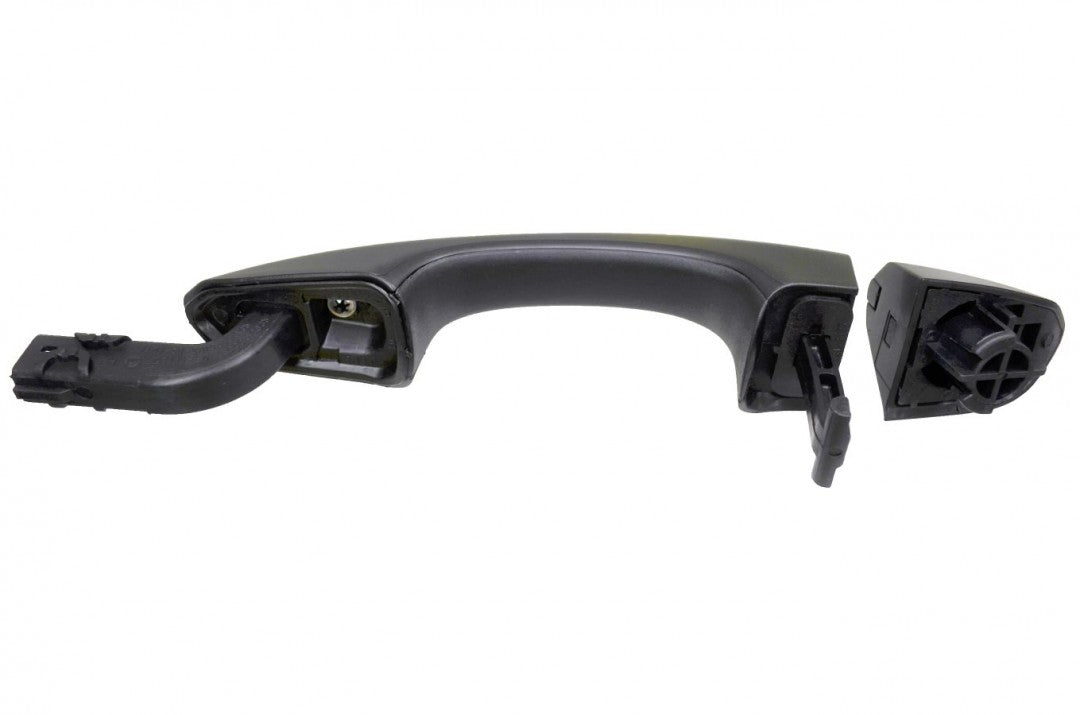 PT Auto Warehouse FO-3931P-FLK - Exterior Outer Outside Door Handle, Primed Black - without Keyhole, Front Left Driver Side