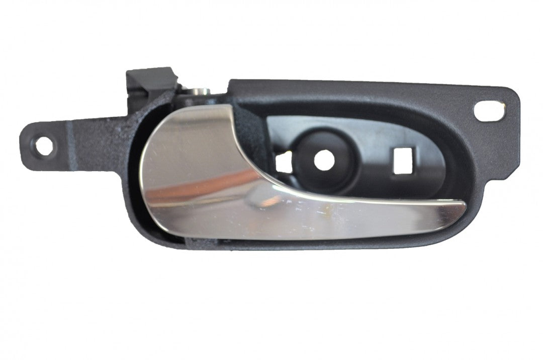 PT Auto Warehouse GM-2314MA-RL - Interior Inner Inside Door Handle, Black Housing with Zinc Chrome Lever - Driver Side Rear