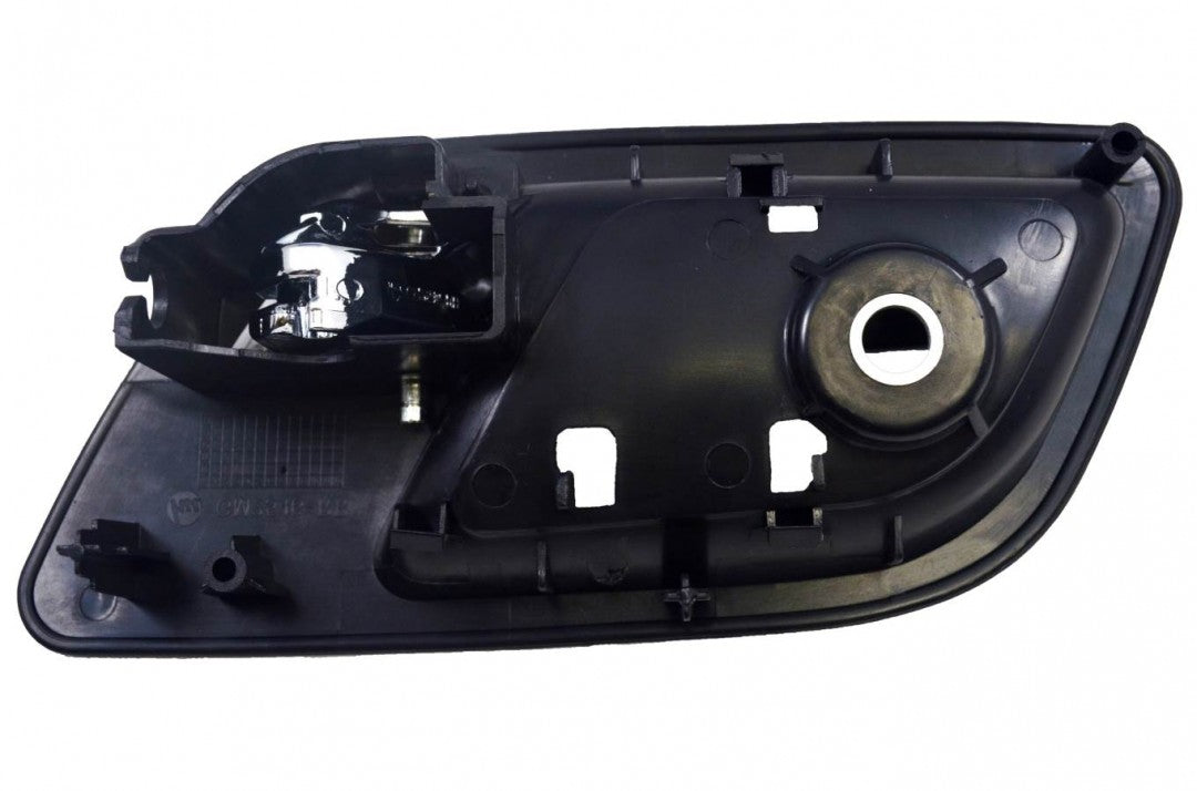 PT Auto Warehouse GM-2546MA-RL - Inner Interior Inside Door Handle, Black (Ebony) Housing with Chrome Lever - Driver Side Rear