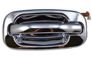 PT Auto Warehouse GM-3523M-RL - Outer Exterior Outside Door Handle, Chrome - Driver Side Rear