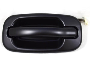 PT Auto Warehouse GM-3523S-RL - Outer Exterior Outside Door Handle, Smooth Black - Driver Side Rear