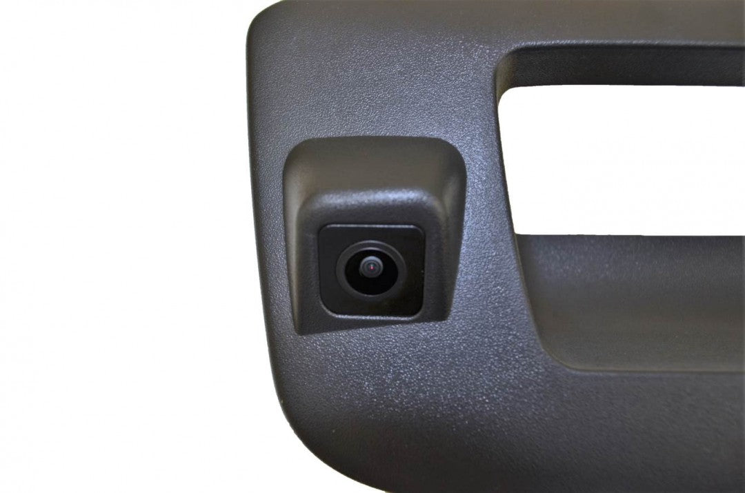 PT Auto Warehouse GM-3547A-BZCX - Tailgate Handle Bezel Trim Cover with Camera, Textured Black