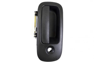 PT Auto Warehouse GM-3906A-RR - Outer Exterior Outside Door Handle, Textured Black - Hinged Door, Passenger Side Rear