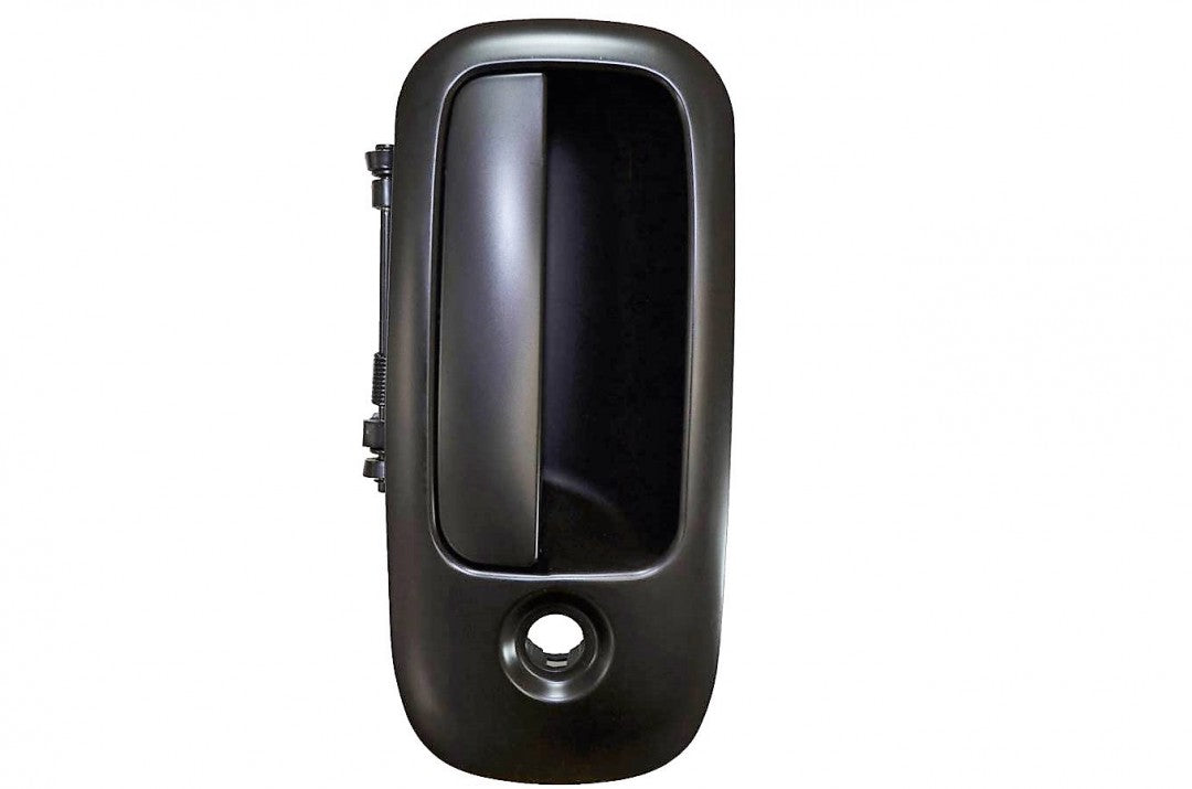 PT Auto Warehouse GM-3906S-FR - Outer Exterior Outside Door Handle, Smooth Black - Passenger Side Front