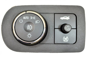 PT Auto Warehouse HLS-10636 - Headlight, Fog Lights, Instrument Panel Dimmer, Trunk Lid Release Switch - with Traction Control, with Bezel