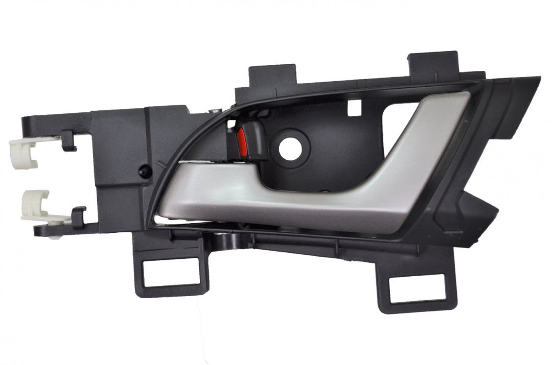 PT Auto Warehouse HO-2307RA-RL - Interior Inner Inside Door Handle, Silver Lever with Black Housing - Rear Left Driver Side