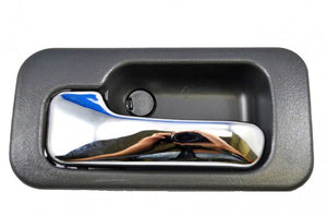 PT Auto Warehouse HO-2578MG-RL - Inner Interior Inside Door Handle, Gray Housing with Chrome Lever - Driver Side Rear