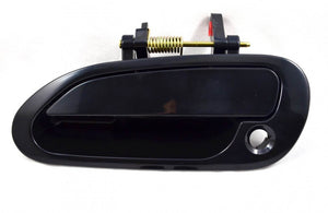 PT Auto Warehouse HO-3237S-FL - Outer Exterior Outside Door Handle, Smooth Black - 4-Door Sedan, Driver Side Front