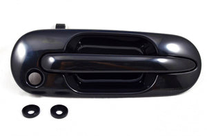 PT Auto Warehouse HO-3242S-FR - Outer Exterior Outside Door Handle, Smooth Black - Passenger Side Front