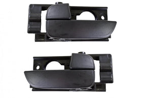 PT Auto Warehouse HY-2235A-FP - Interior Inner Inside Door Handle, Black - Front Left/Right Pair