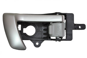 PT Auto Warehouse HY-2509RG-RH - Interior Inner Inside Door Handle, Silver Lever with Gray Knob - Right Passenger Side