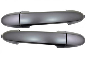 PT Auto Warehouse HY-3509P-RP - Exterior Outer Outside Door Handle, Primed Black - Rear Left/Right Pair