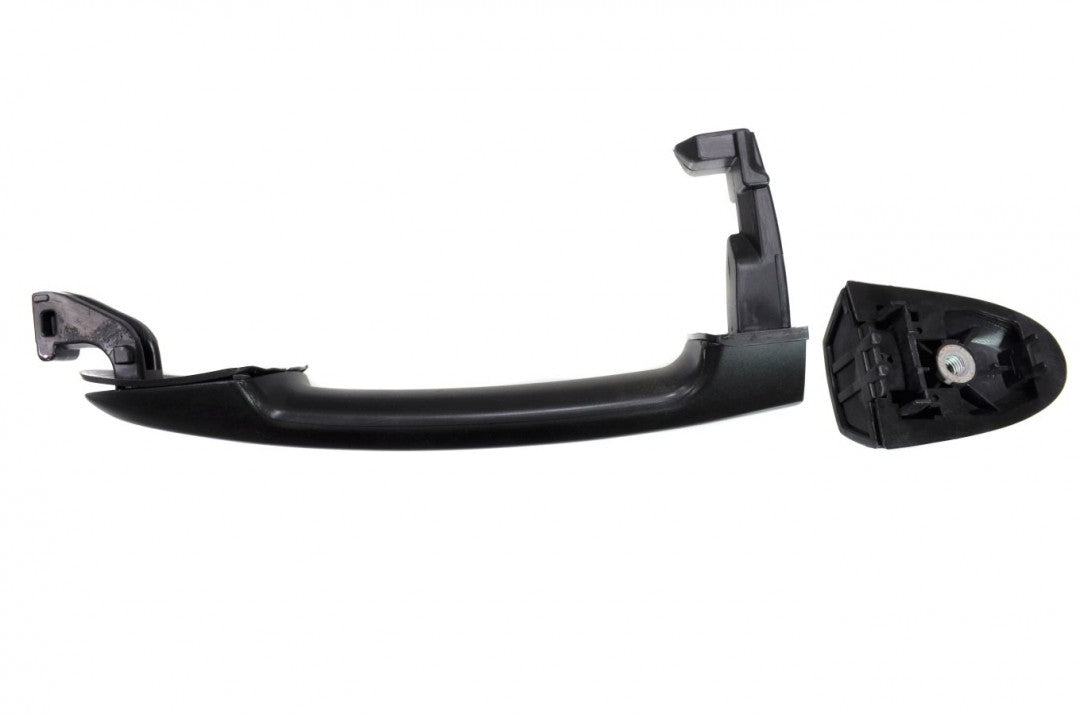 PT Auto Warehouse HY-3509P-RP - Exterior Outer Outside Door Handle, Primed Black - Rear Left/Right Pair