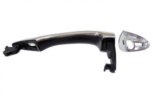 PT Auto Warehouse KI-3502M-FPK - Exterior Outer Outside Door Handle, Chrome - without RFID Sensor, Front Left/Right Pair