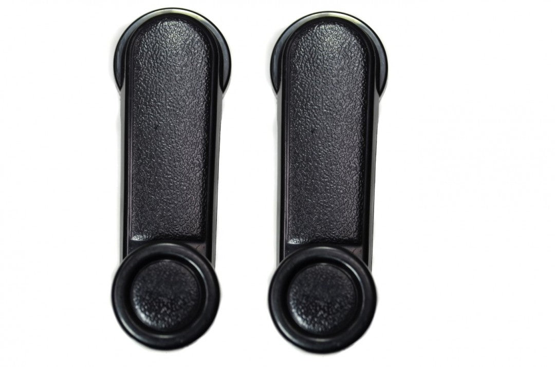 PT Auto Warehouse NI-1152A-P - Window Crank Handle, Black (Charcoal) - Left/Right Pair