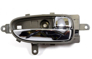 PT Auto Warehouse NI-2121MG-RH - Inner Interior Inside Door Handle, Gray (Frost) Housing with Chrome Lever - Passenger Side
