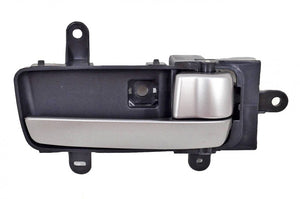 PT Auto Warehouse NI-2229SA-RH - Inner Interior Inside Door Handle, Black Housing with Silver Lever - Passenger Side