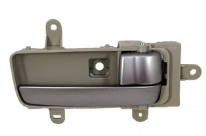 PT Auto Warehouse NI-2229SG-RH - Inner Interior Inside Door Handle, Gray (Frost) Housing with Silver Lever - Passenger Side