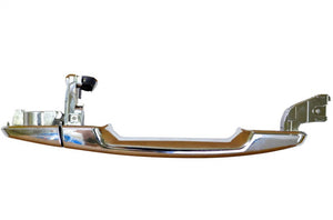 PT Auto Warehouse NI-3801M-FRK - Outer Exterior Outside Door Handle, Chrome - without Keyhole, Passenger Side Front