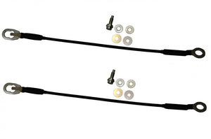 PT Auto Warehouse TC-NI004-P - Tailgate Lift Support Cable - Length 16 3/4 Inch, Left/Right Pair
