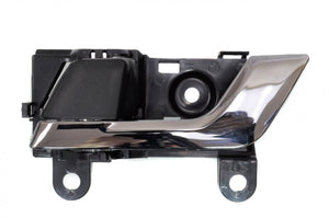 PT Auto Warehouse TO-2605MA-LH - Interior Inner Inside Door Handle, Chrome Lever with Black Housing - Left Driver Side