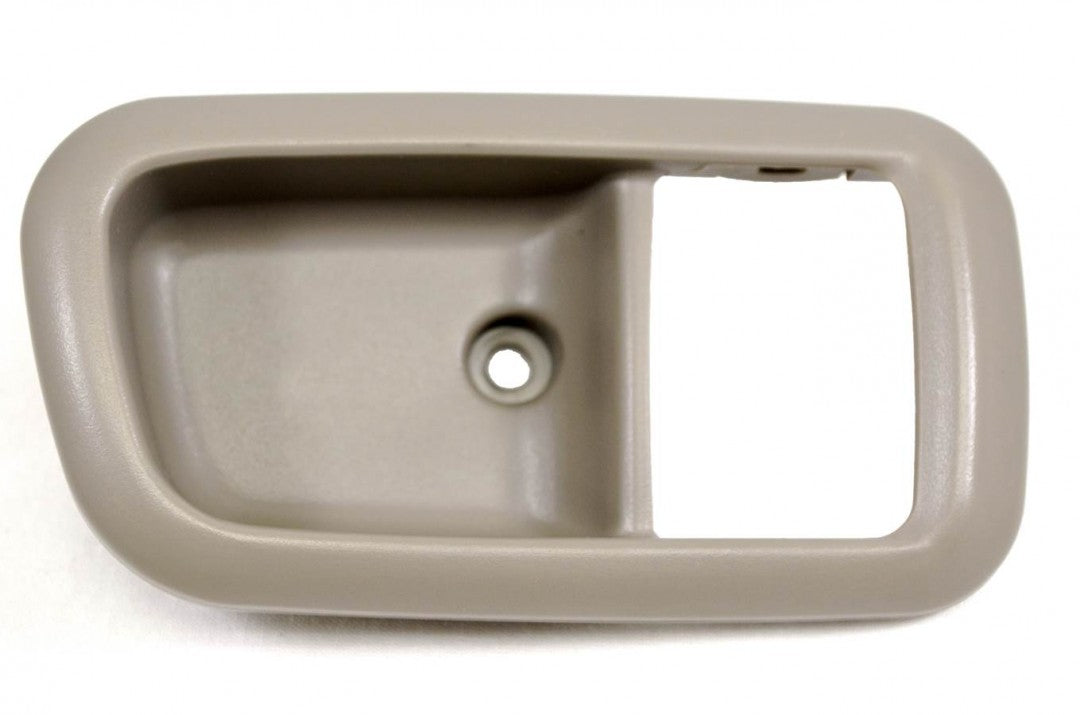 PT Auto Warehouse TO-2950G-2RR - Inner Interior Inside Door Handle Trim/Bezel, Gray (Charcoal) - Extended Cab Only - Passenger Side Rear