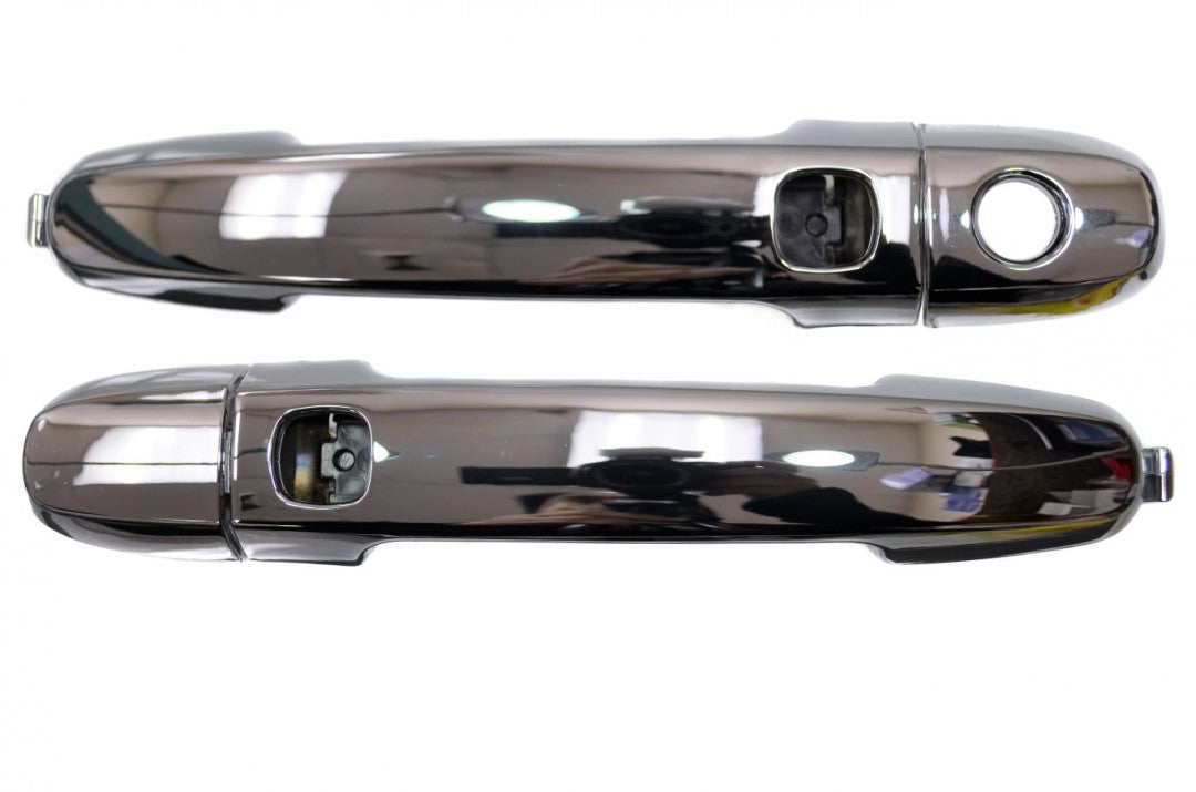 PT Auto Warehouse TO-3007M-FPK - Exterior Outer Outside Door Handle, Chrome, without Power Lock Sensor - Front Left/Right Pair