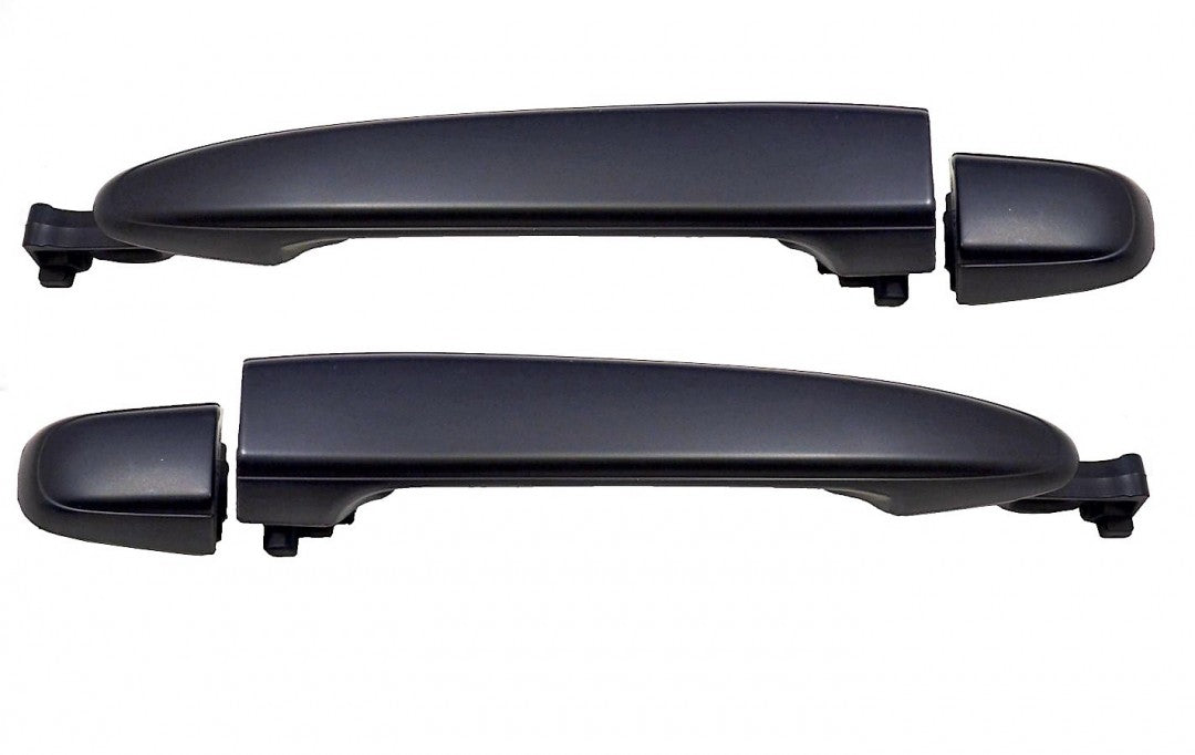 PT Auto Warehouse TO-3043P-RP2 - Exterior Outer Outside Sliding Door Handle, Primed Black - Left/Right, Pair